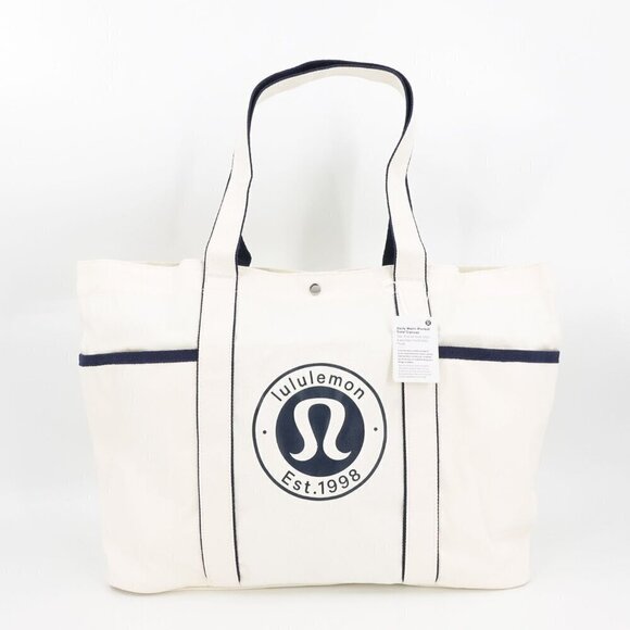 Lululemon Daily Multi-Pocket Tote Bag 20L True Navy OS - Picture 3 of 12